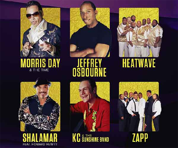 KBLX Stone Soul Concert: Morris Day and The Time, Jeffrey Osborne & Heatwave at Concord Pavilion