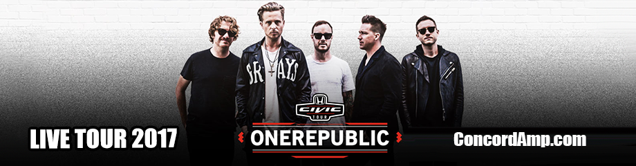 OneRepublic, Fitz and The Tantrums & James Arthur at Concord Pavilion