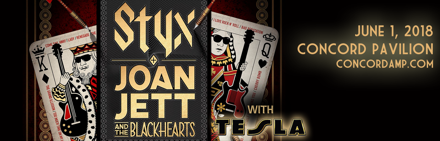 Styx, Joan Jett, The Blackhearts & Tesla at Concord Pavilion