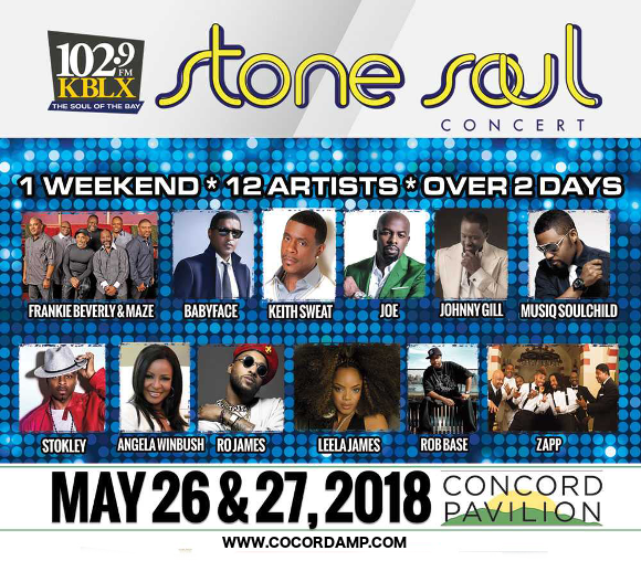 KBLX Stone Soul Concert Kenny Babyface Edmonds, Joe, Musiq Soulchild