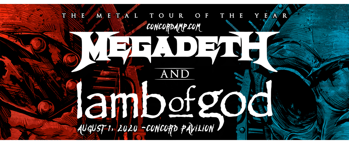 Megadeth & Lamb of God at Concord Pavilion tickets Megadeth & Lamb of God at Concord Pavilion