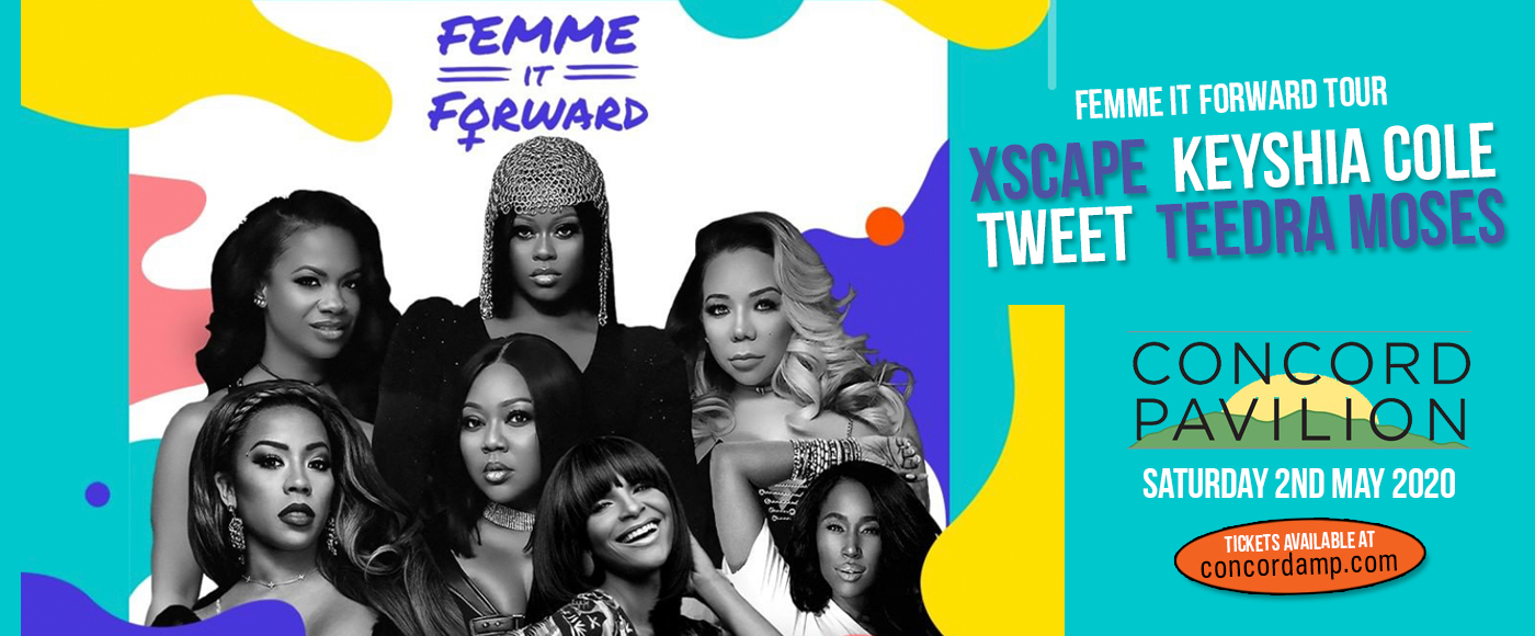 Femme It Forward Tour: Xscape, Keyshia Cole, Tweet & Teedra Moses at Concord Pavilion