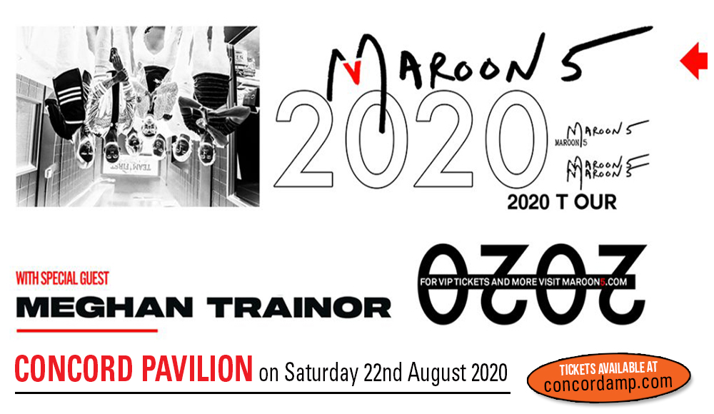 Maroon 5 & Meghan Trainor at Concord Pavilion