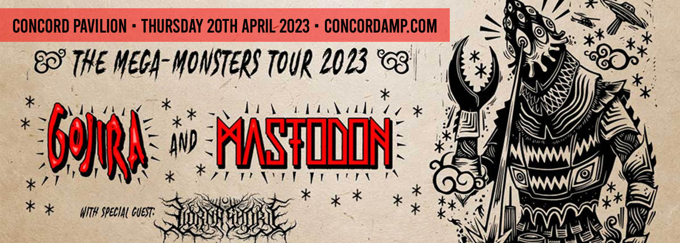 Mastodon & Gojira at Concord Pavilion tickets Mastodon & Gojira at Concord Pavilion