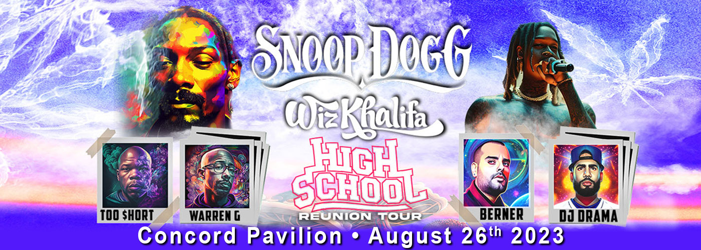 Snoop Dogg, Wiz Khalifa & Too Short at Concord Pavilion