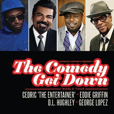 The Comedy Get Down Tour: Cedric The Entertainer, Eddie Griffin, D.L. Hughley & George Lopez at Concord Pavilion