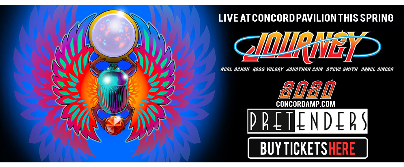 Journey & The Pretenders [CANCELLED] at Concord Pavilion