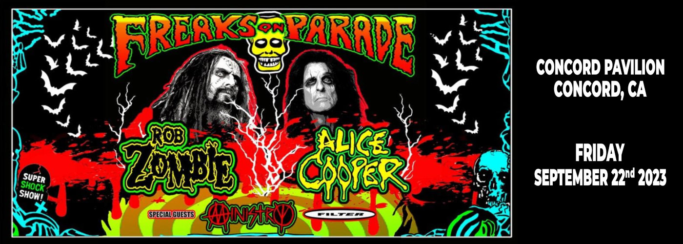 Rob Zombie & Alice Cooper at Concord Pavilion