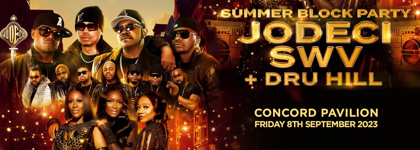 Summer Block Party: Jodeci, SWV & Dru Hill at Concord Pavilion