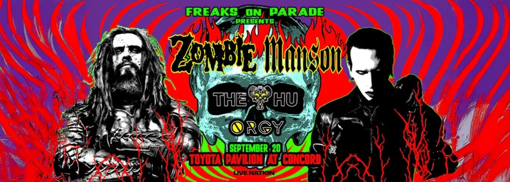 Rob Zombie & Marilyn Manson at Toyota Pavilion At Concord